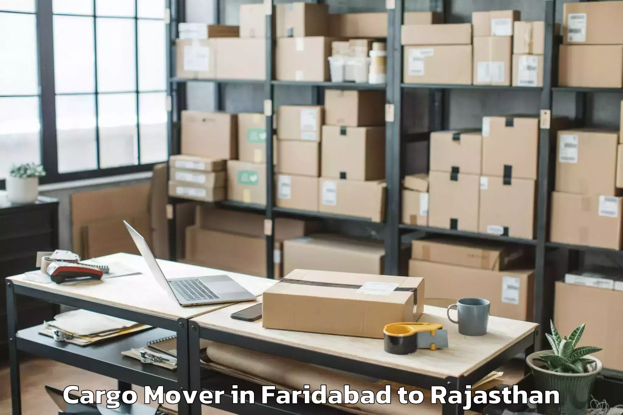 Easy Faridabad to Udpura Cargo Mover Booking